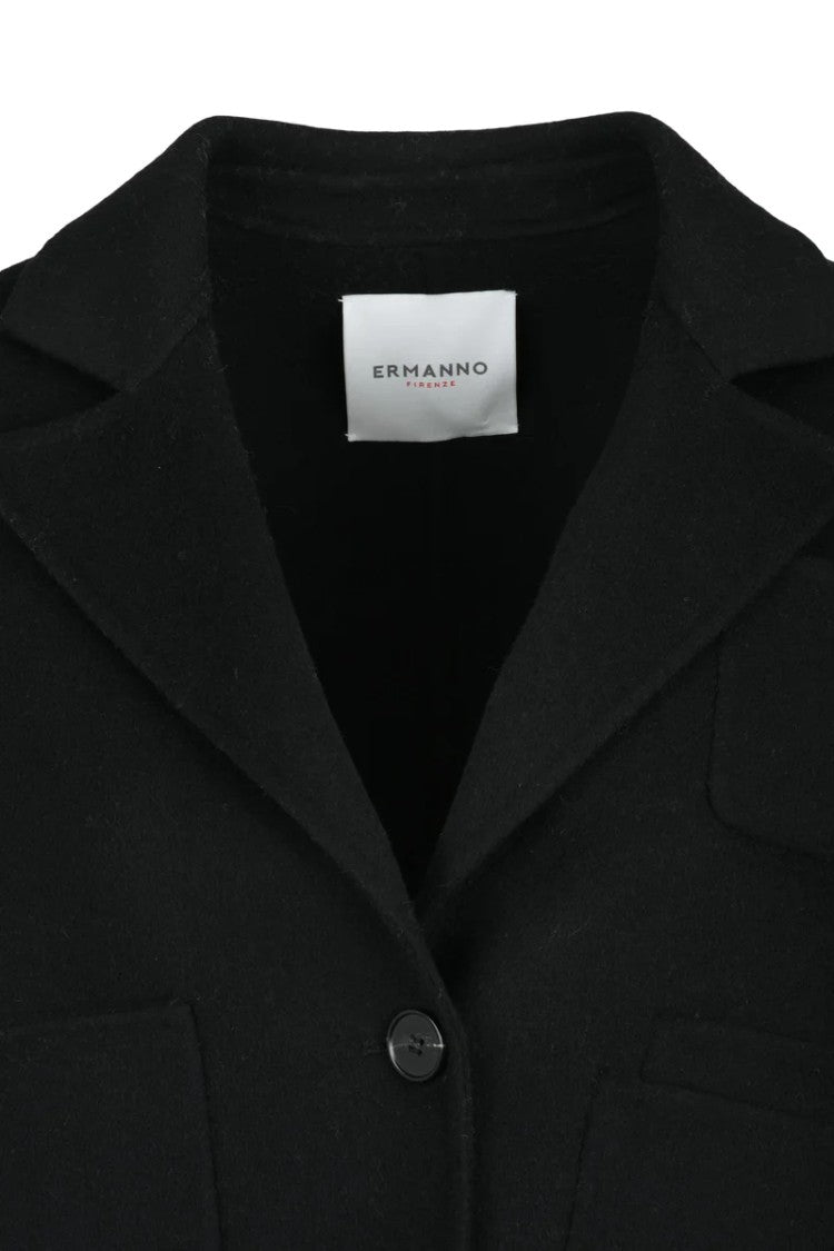 Ermanno Firenze Bolero Wool/Polyester - Black