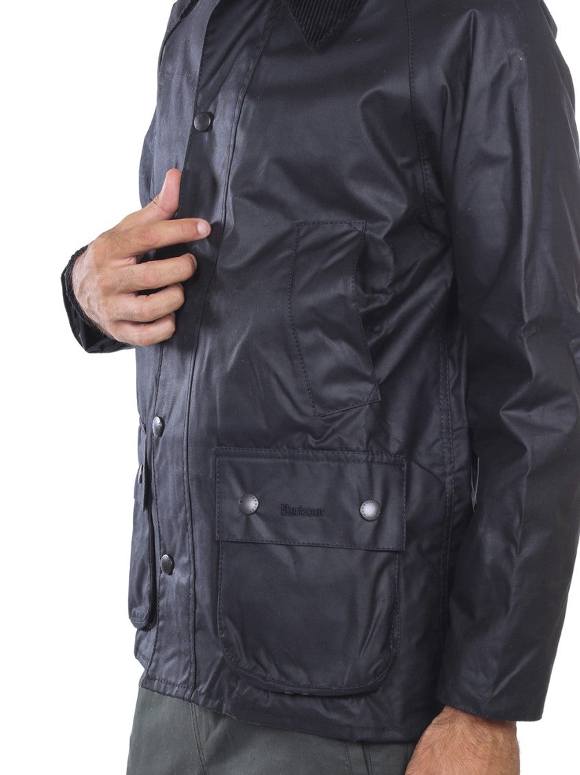 Barbour Waxed Cotton Bedale Jacket With Classic Design