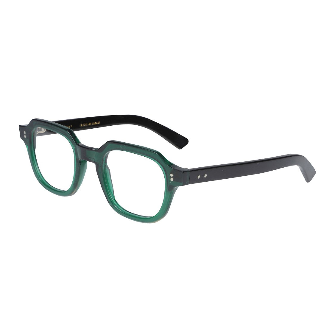 Kador K-Story/N Geometric Eyeglasses With Translucent Green Frame