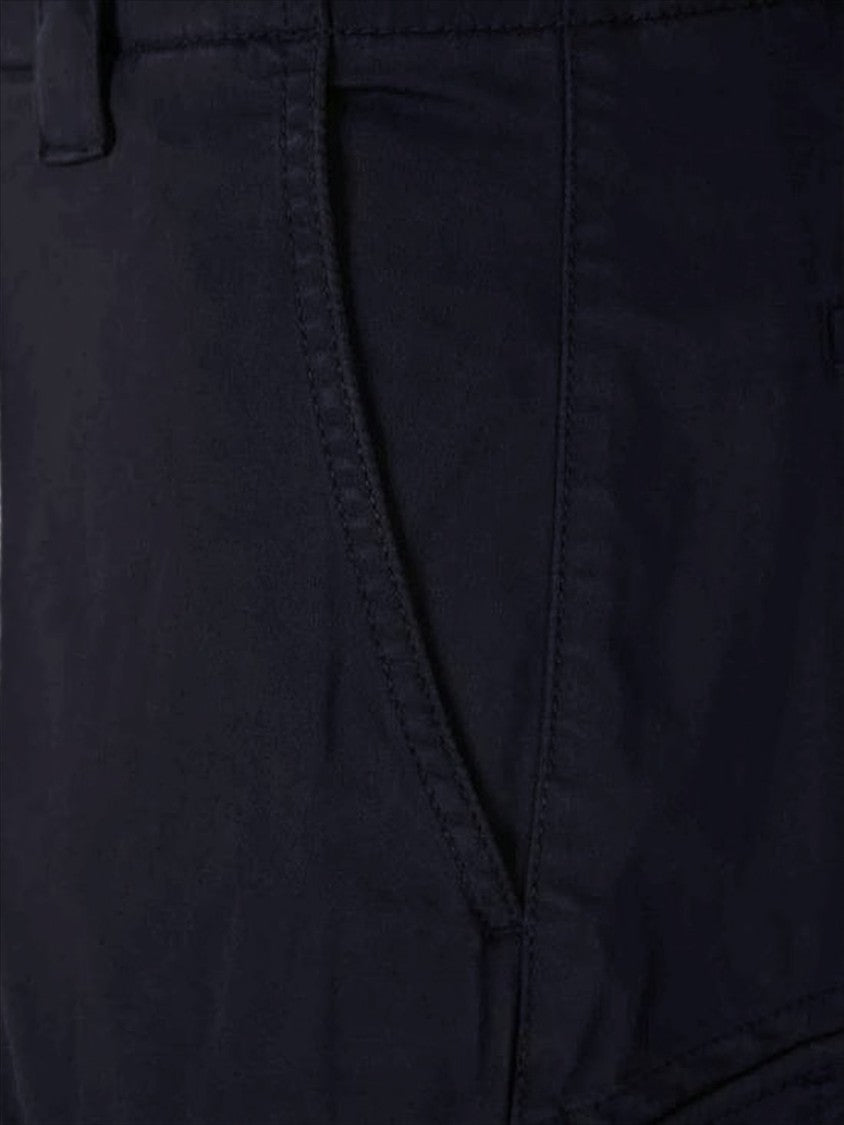 C.P. Company Sleek Tailored Straight Pants With Functional Cargo Pockets