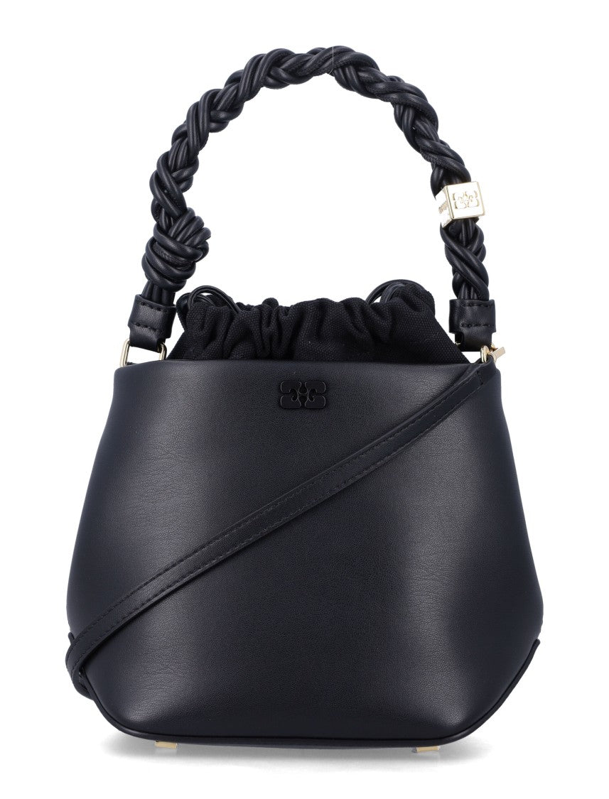 Ganni Black Bou Bucket Bag