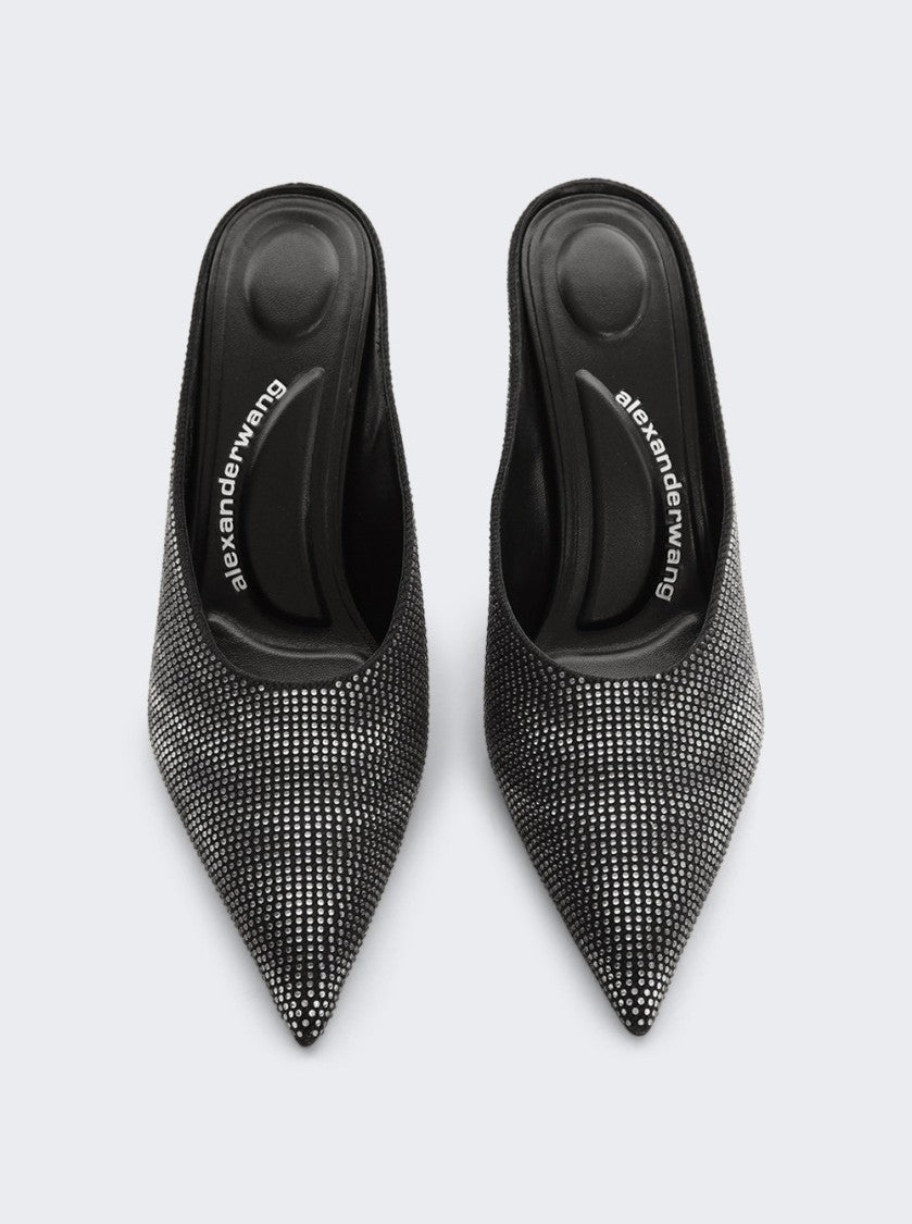 Alexander Wang Irina Mules Crystal Hotfix