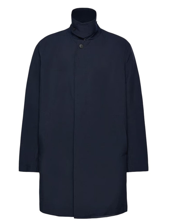 Boss Blue Roll Collar Jacket