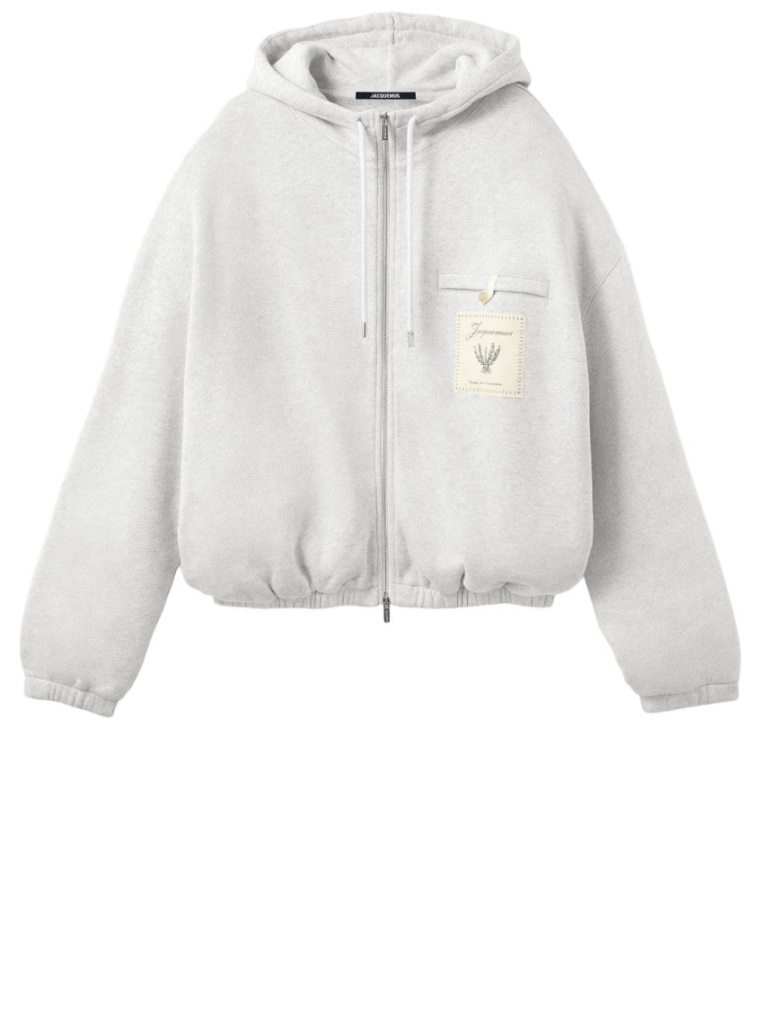 Jacquemus Soft Cotton Tournament Sweatshirt With Adjustable Hood