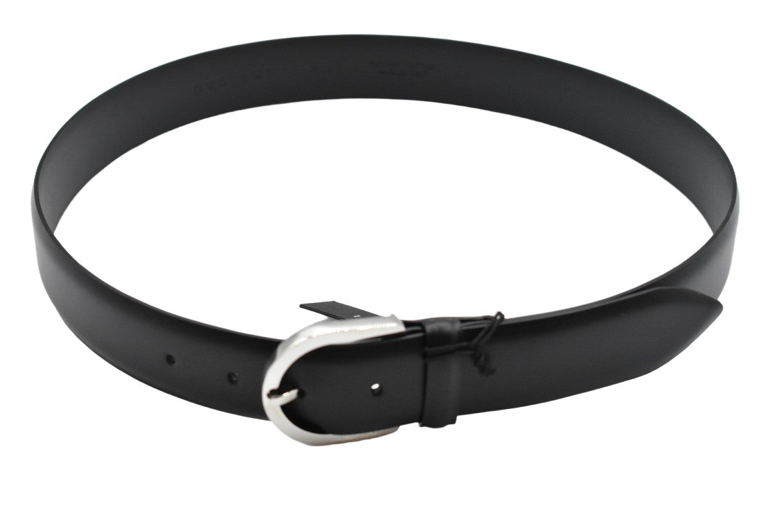 Orciani Polished Black Accessory Belt