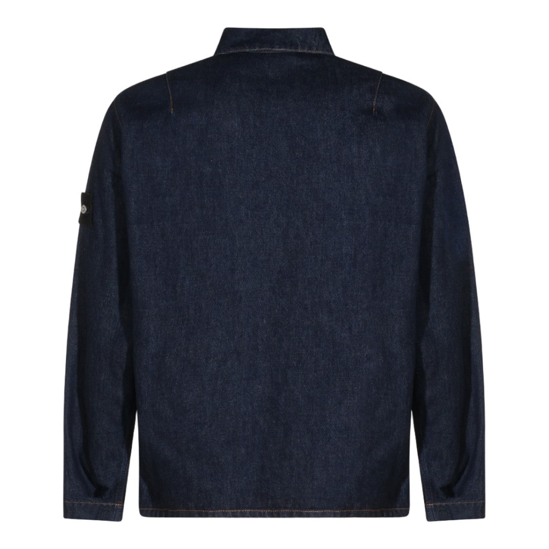 Stone Island Front Zip Flap Pocket Dark Denim Jacket