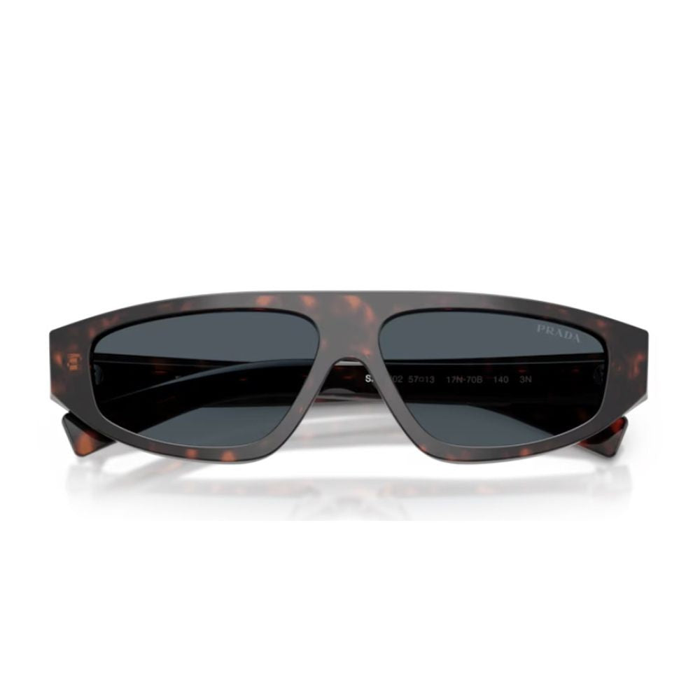 Prada Rectangular Sunglasses With Sculpted Dynamic Lines