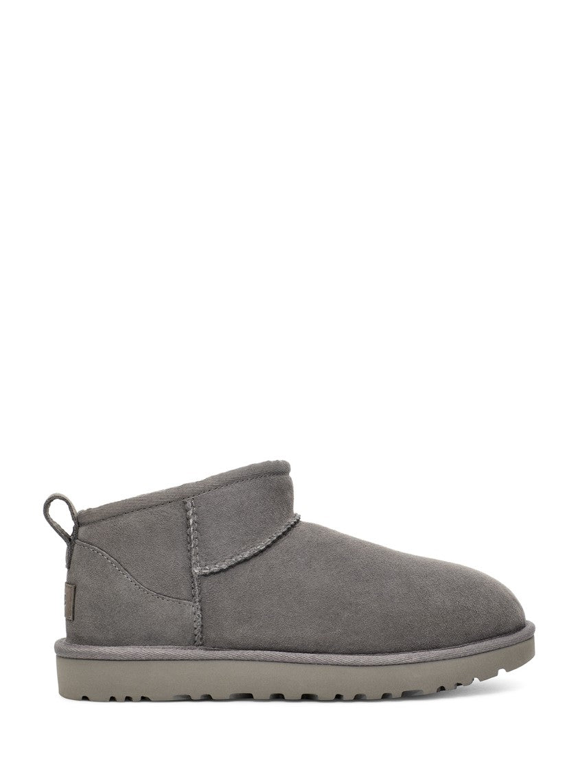 Ugg Asymmetrical Collar Twinface Low Boots With Eva Sole