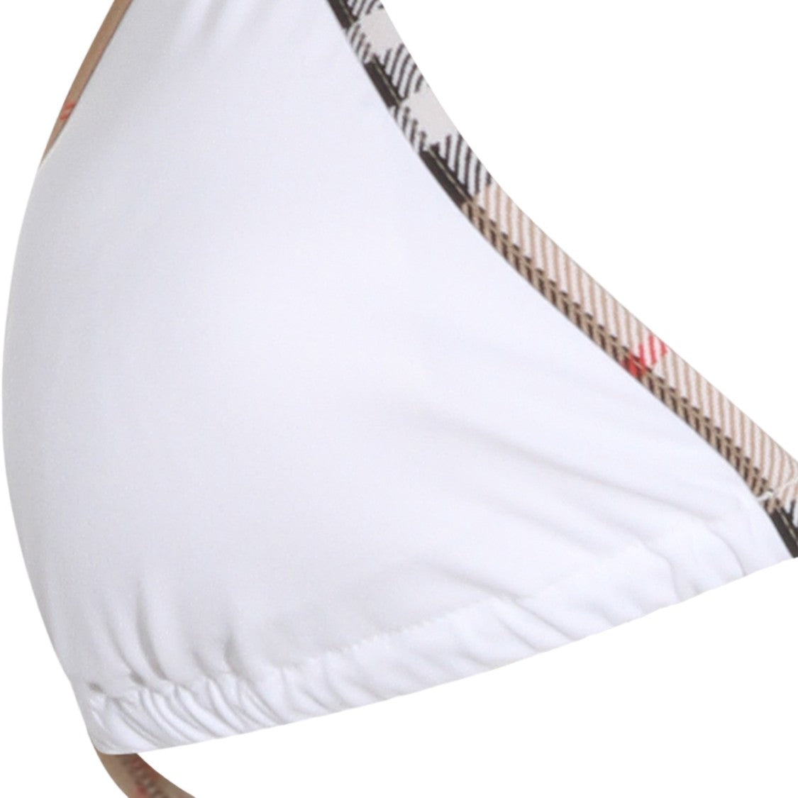 Burberry Two-Piece Bikini Set With Checkered Trim