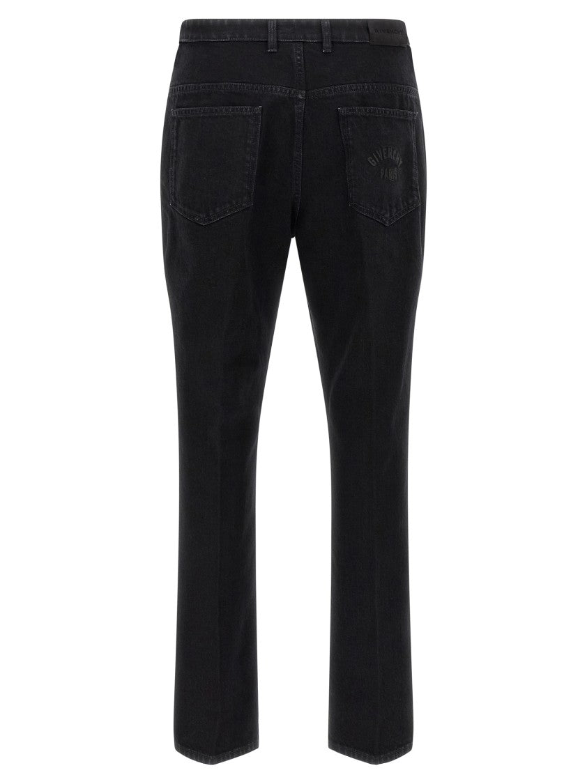 Givenchy Used-Effect Cotton Denim Jeans