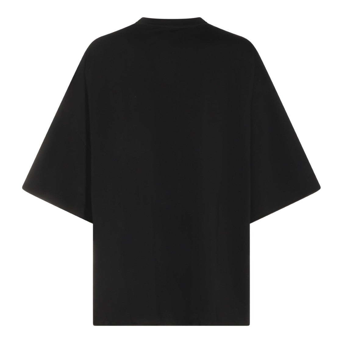 Rick Owens Black Cotton Loose Fit T-Shirt
