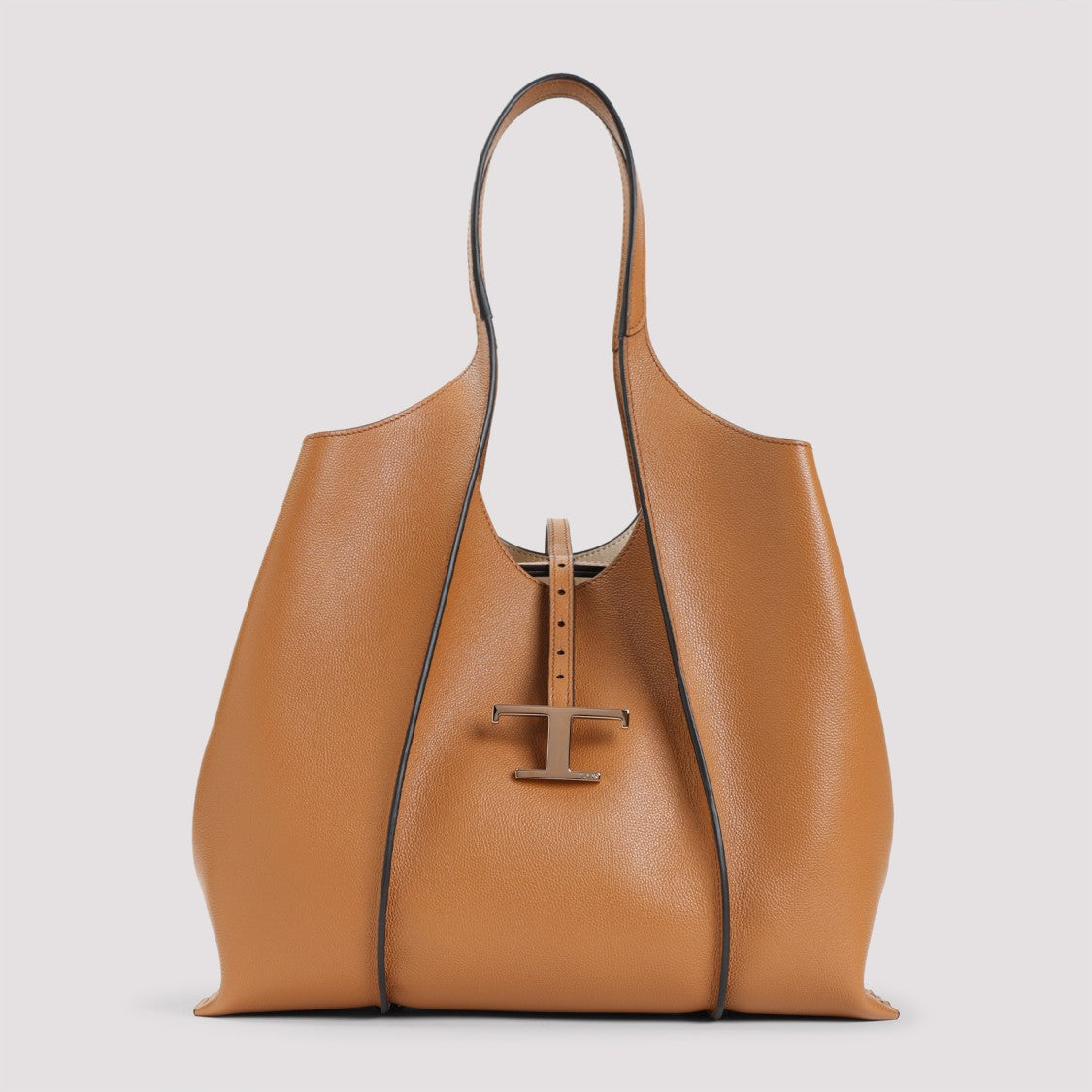 Tod's Brown Leather Shopper Bag