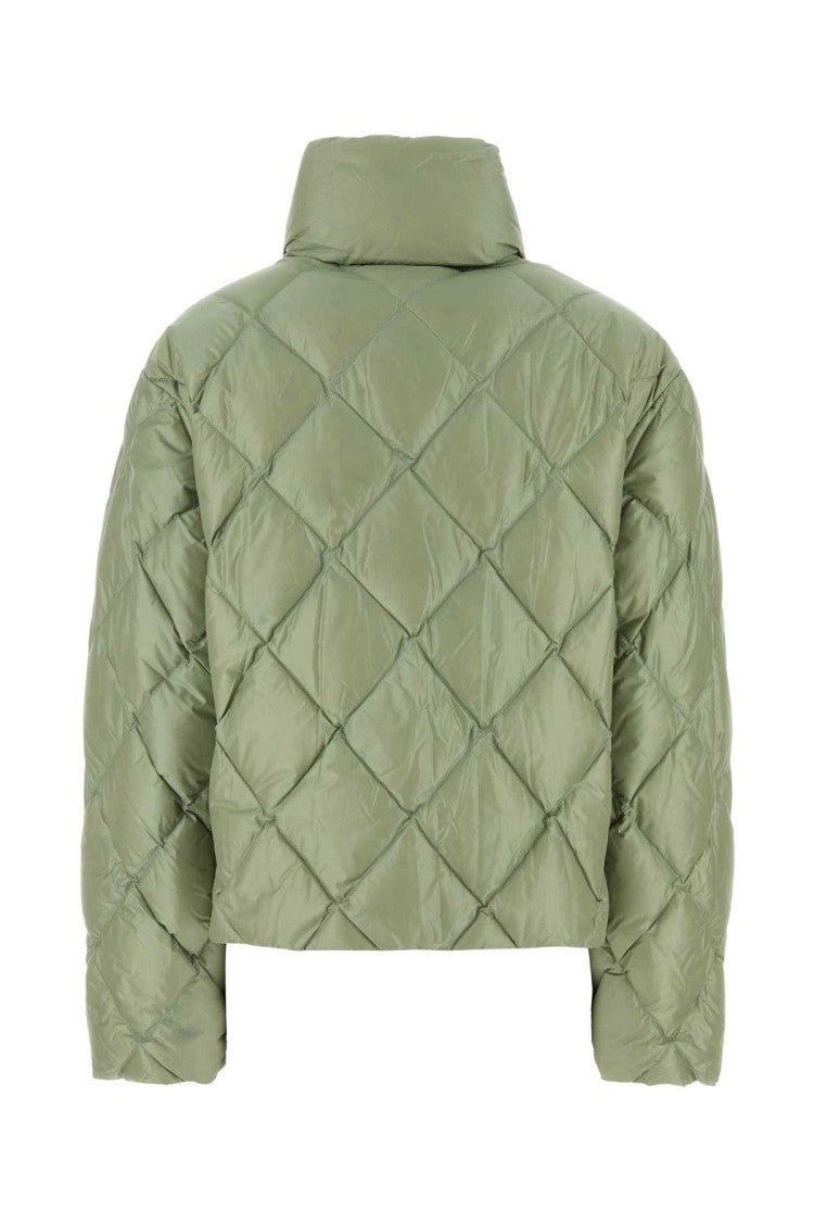Jil Sander Pastel Green Nylon Down Jacket