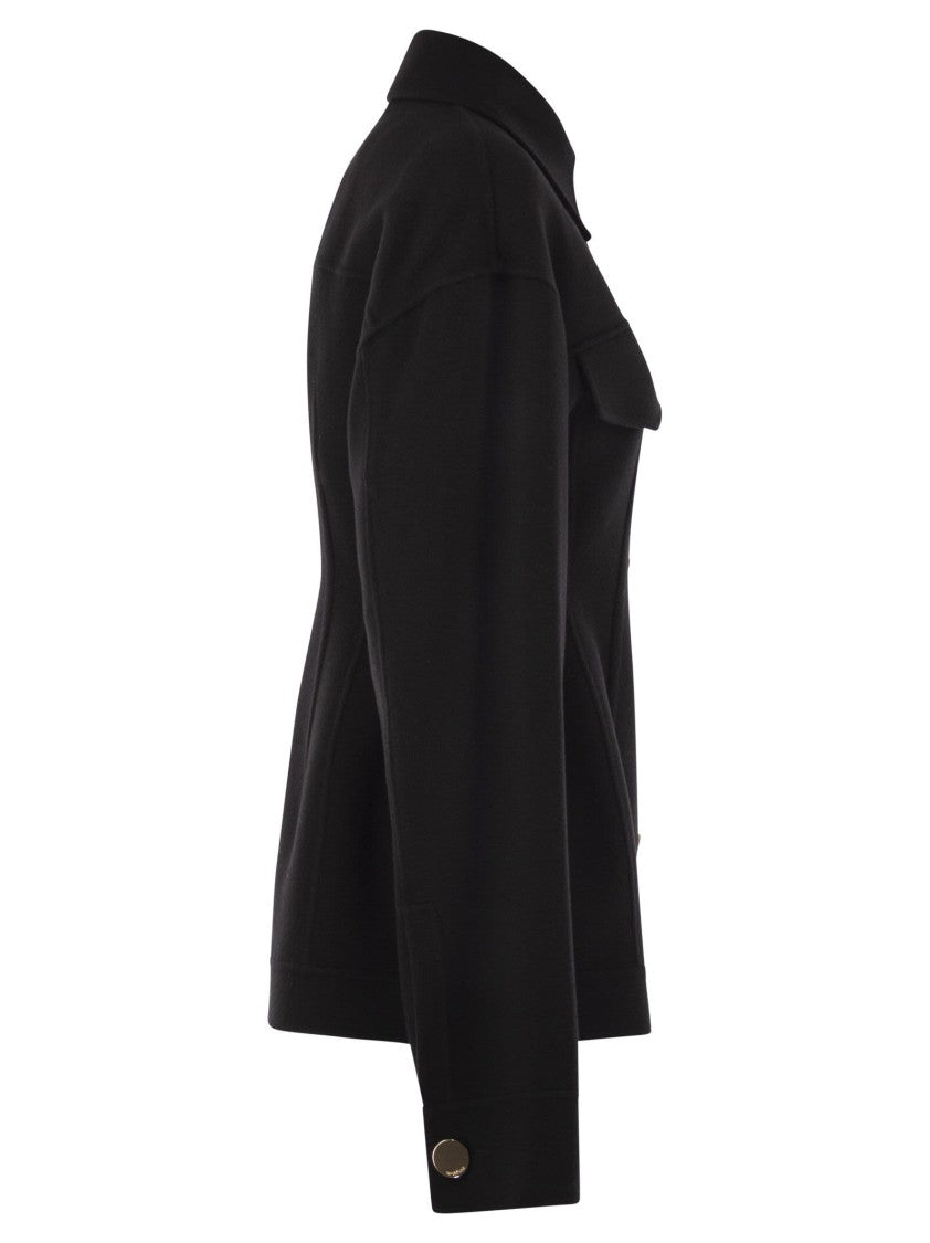 Sportmax Egeo - Tight-Fitting Wool Caban