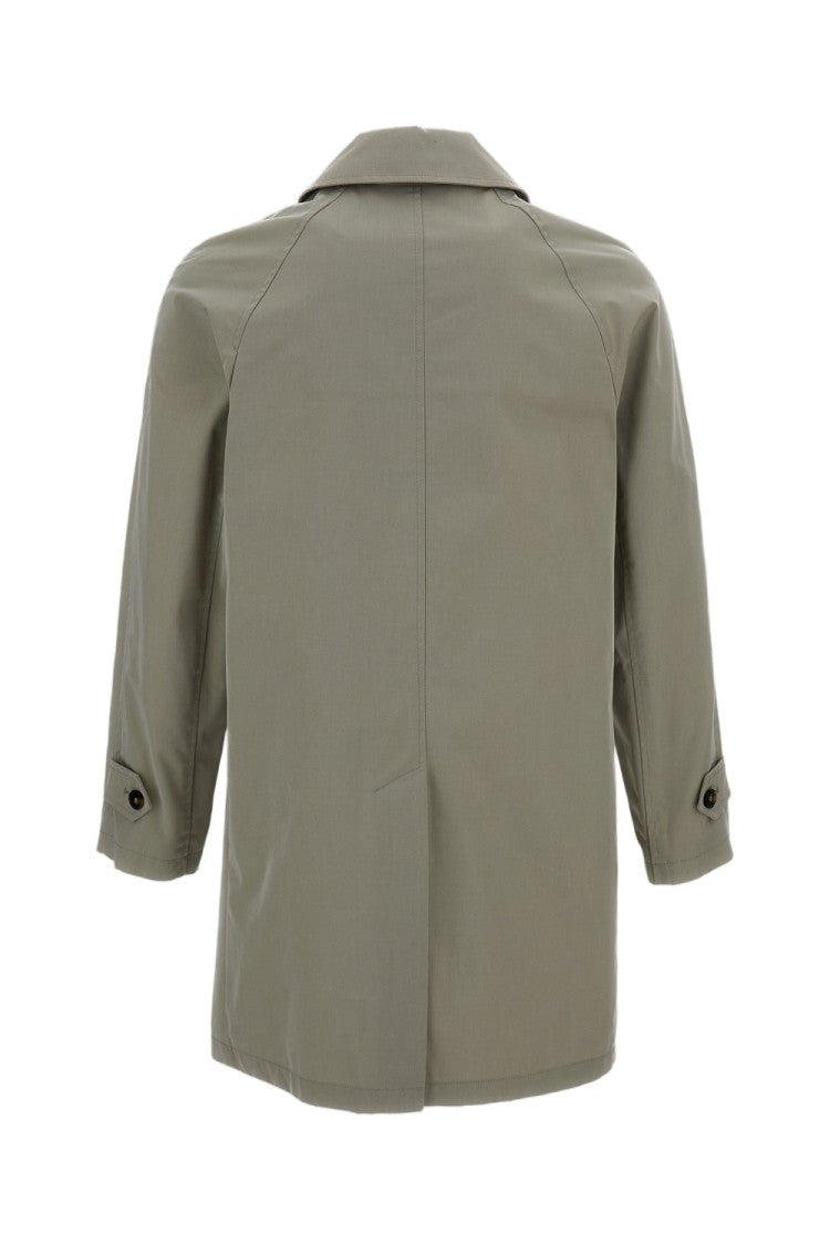 L'impermeabile Minimalist Mid-Length Coat With Classic Collar