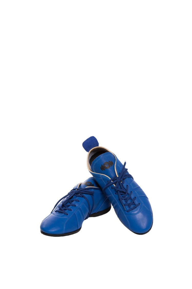 Pantofola D'oro White Soft Calfskin Padded Footbed Sneakers