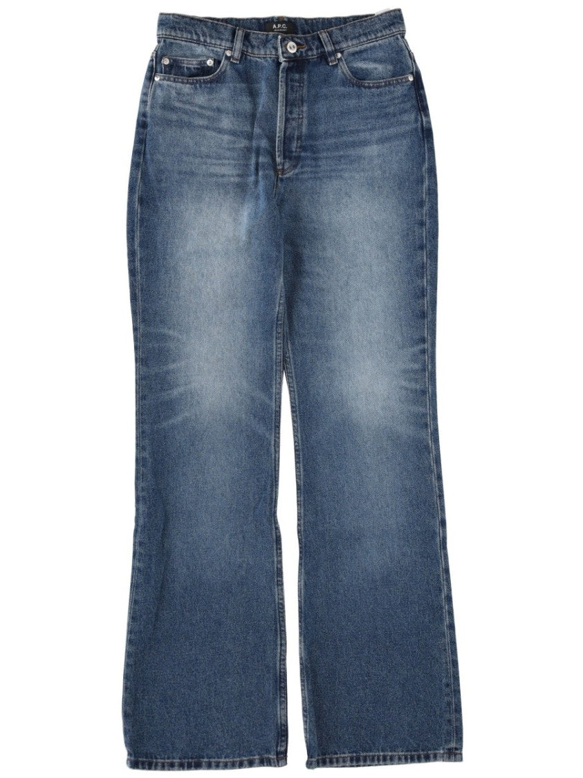A.P.C. Romy Cotton Denim Flared Jeans