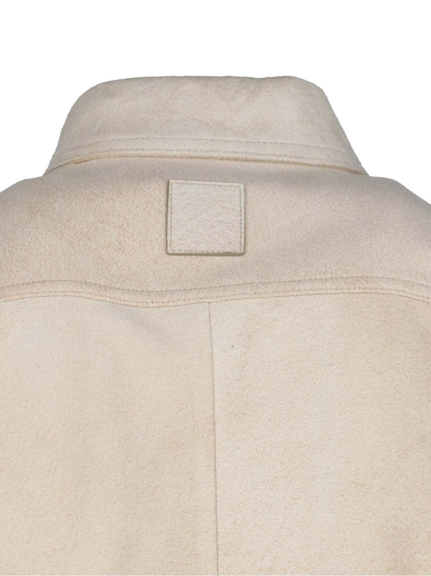 Loewe "Anagram" Shirt Jacket Beige
