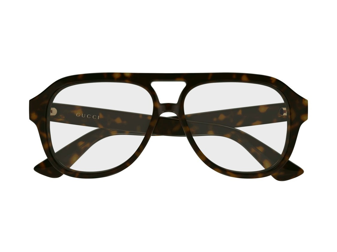 Gucci Tortoiseshell Gg2192o Bold Oversized Aviator Sunglasses