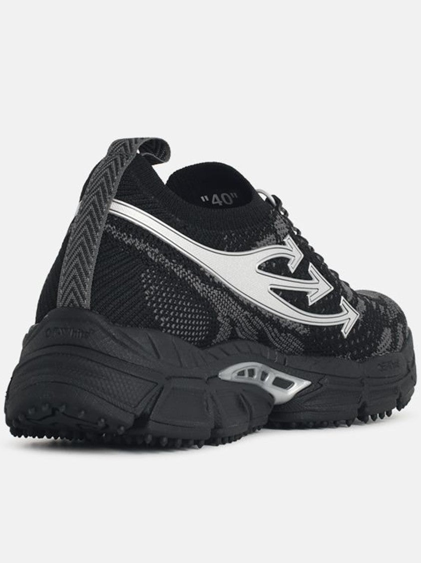 Off-White Black Be Right Back Knit Streetwear Sneakers
