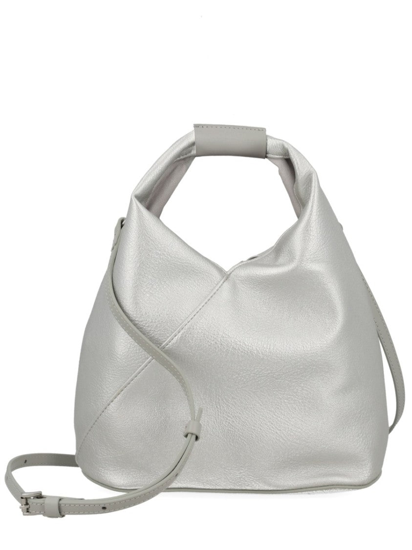 Mm6 By Maison Margiela Silver Japanese Small Folded Shoulder Bag