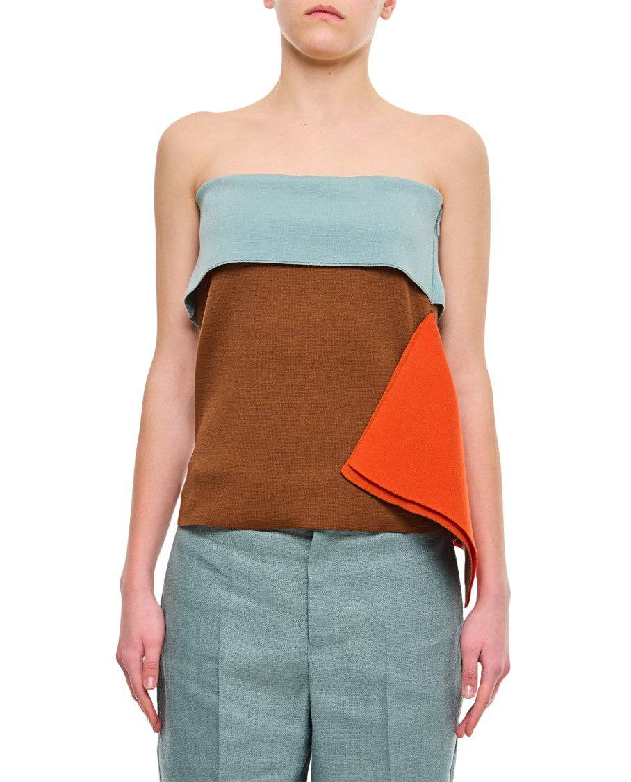 Fendi Strapless Top
