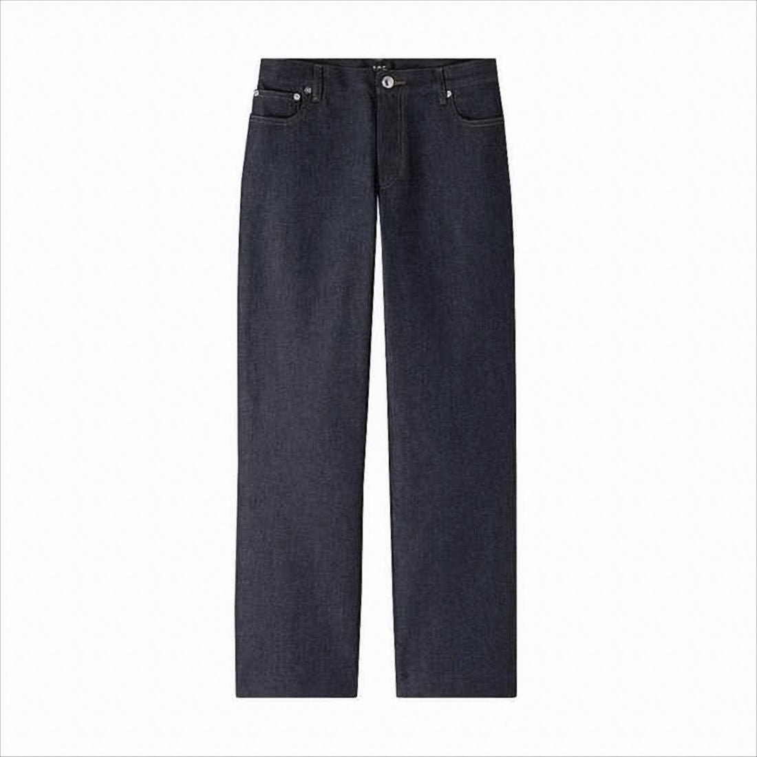 A.P.C. High-Waisted Straight-Leg Denim Pants