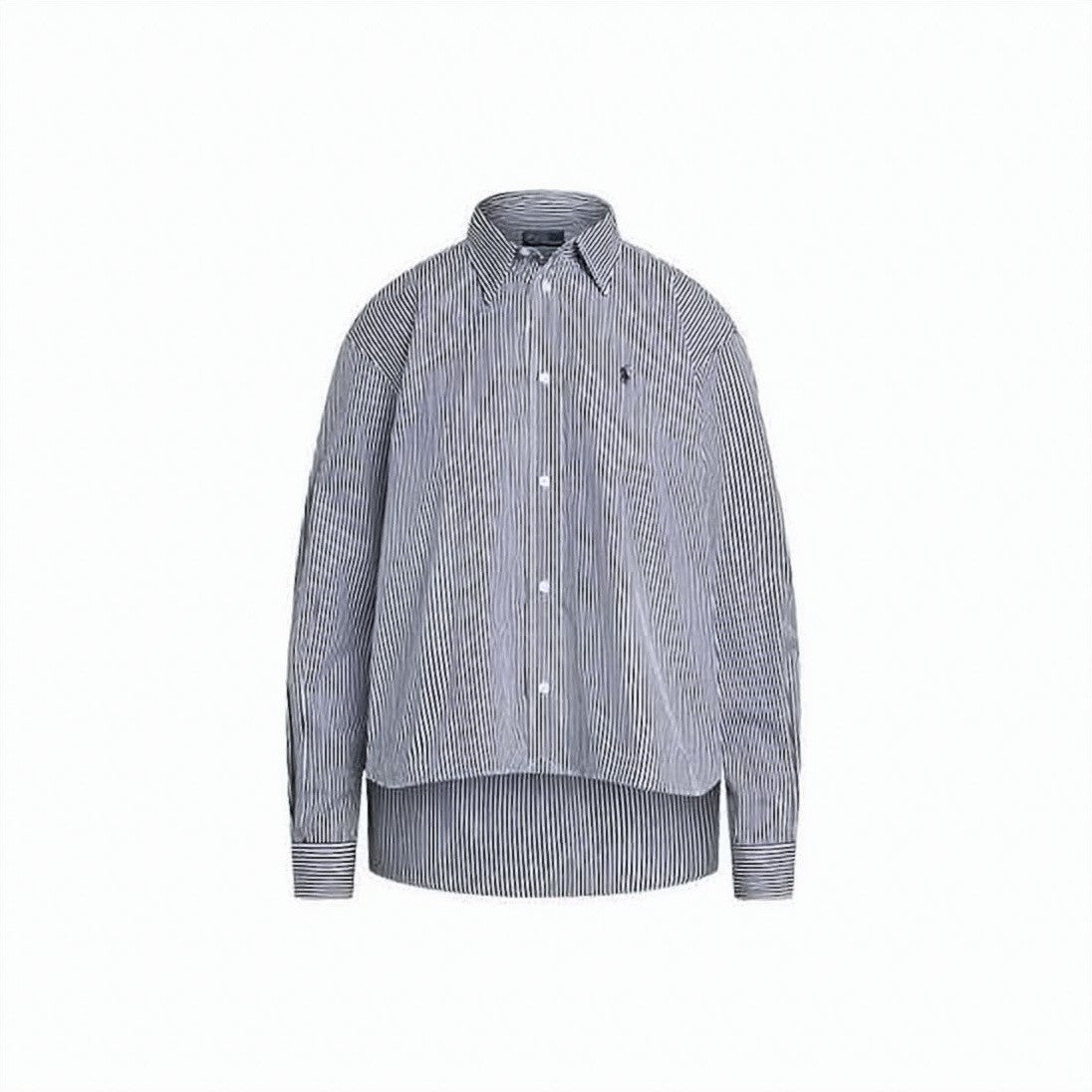 Polo Ralph Lauren Vertical Striped Long-Sleeved Button-Up Shirt With Classic Collar