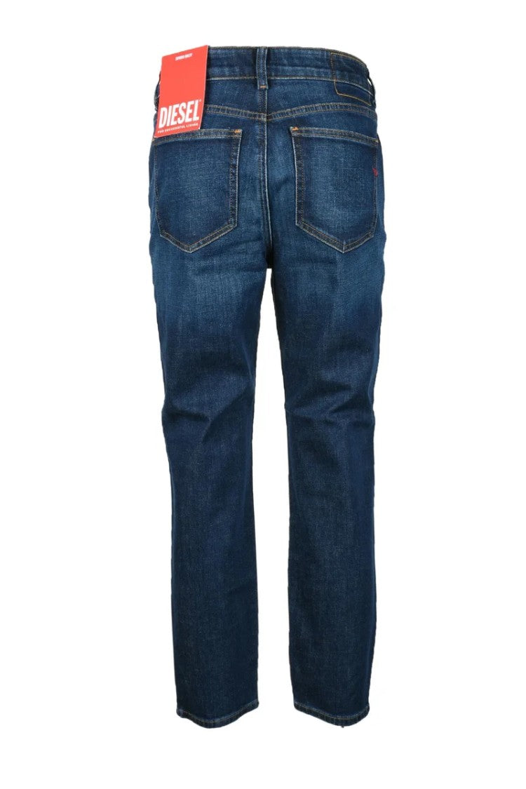 Diesel Blue Straight Stretch Jeans