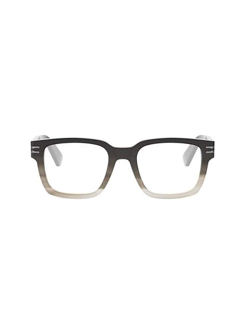 Bulgari Bv50010i Rectangular Gradient Polished Eyeglasses