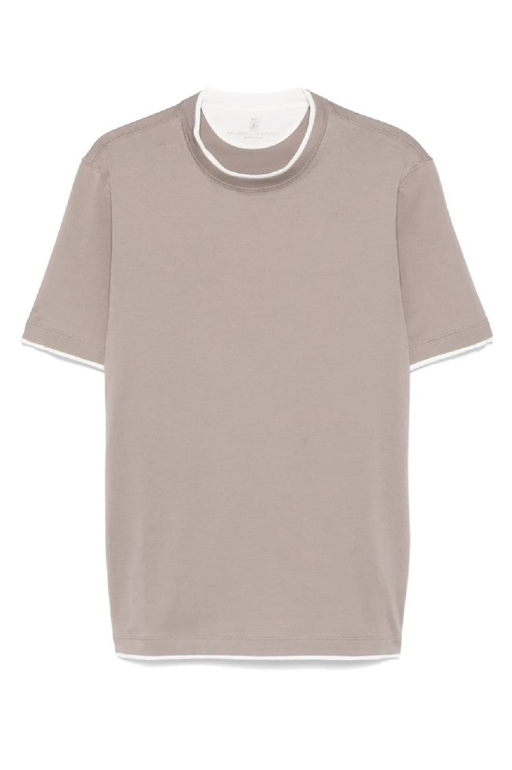 Brunello Cucinelli Relaxed Fit Short-Sleeved Crew Neck T-Shirt
