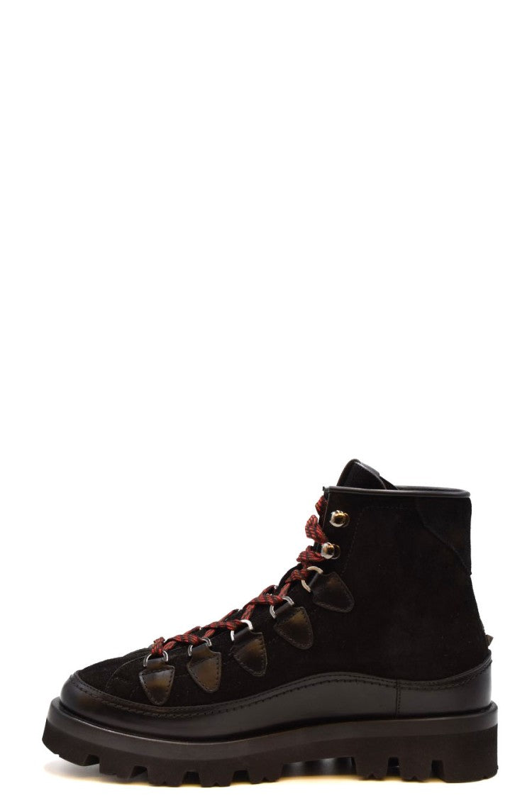 Valentino Garavani Black Suede Leather Boots