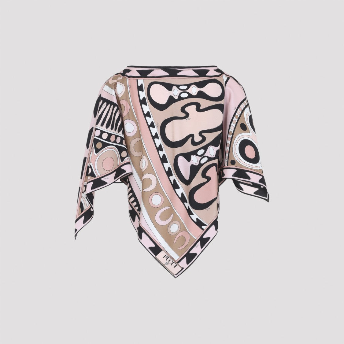 Pucci Geometric Pattern Silk Blouse With Loose Silhouette