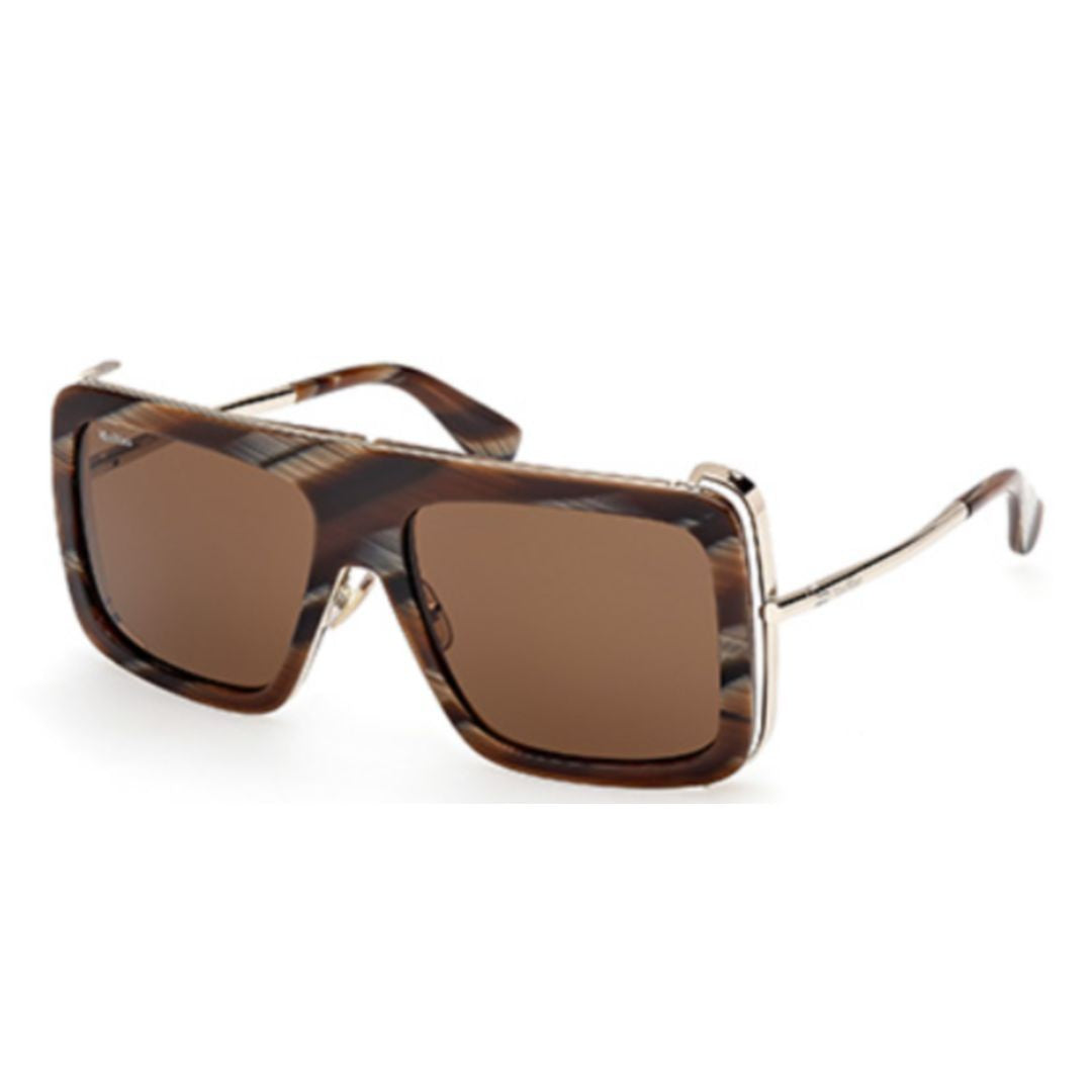 Max Mara Mm0119 Bold Oversized Square Frame Sunglasses