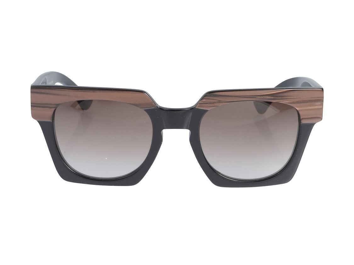 Kador Portofino/N Two-Tone Oversized Square Sunglasses