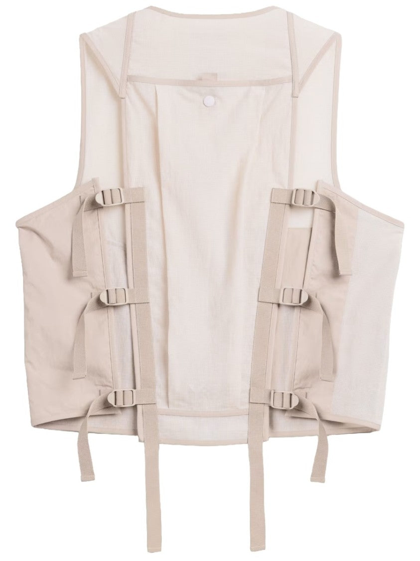Y-3 Tough Floral Jacquard Lace-Up Gilet