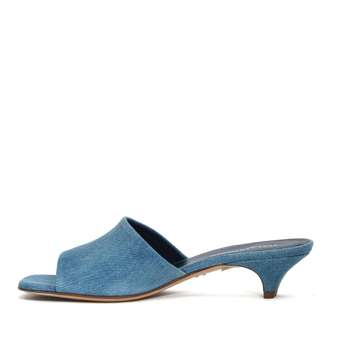 Halmanera Jeans Slides, 40Mm Heel