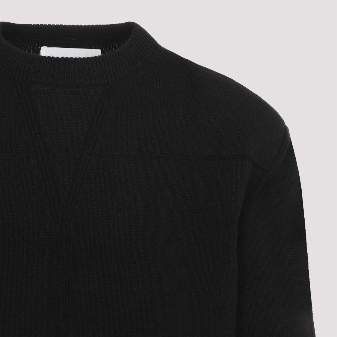 Jil Sander Black Wool-Blend Pullover