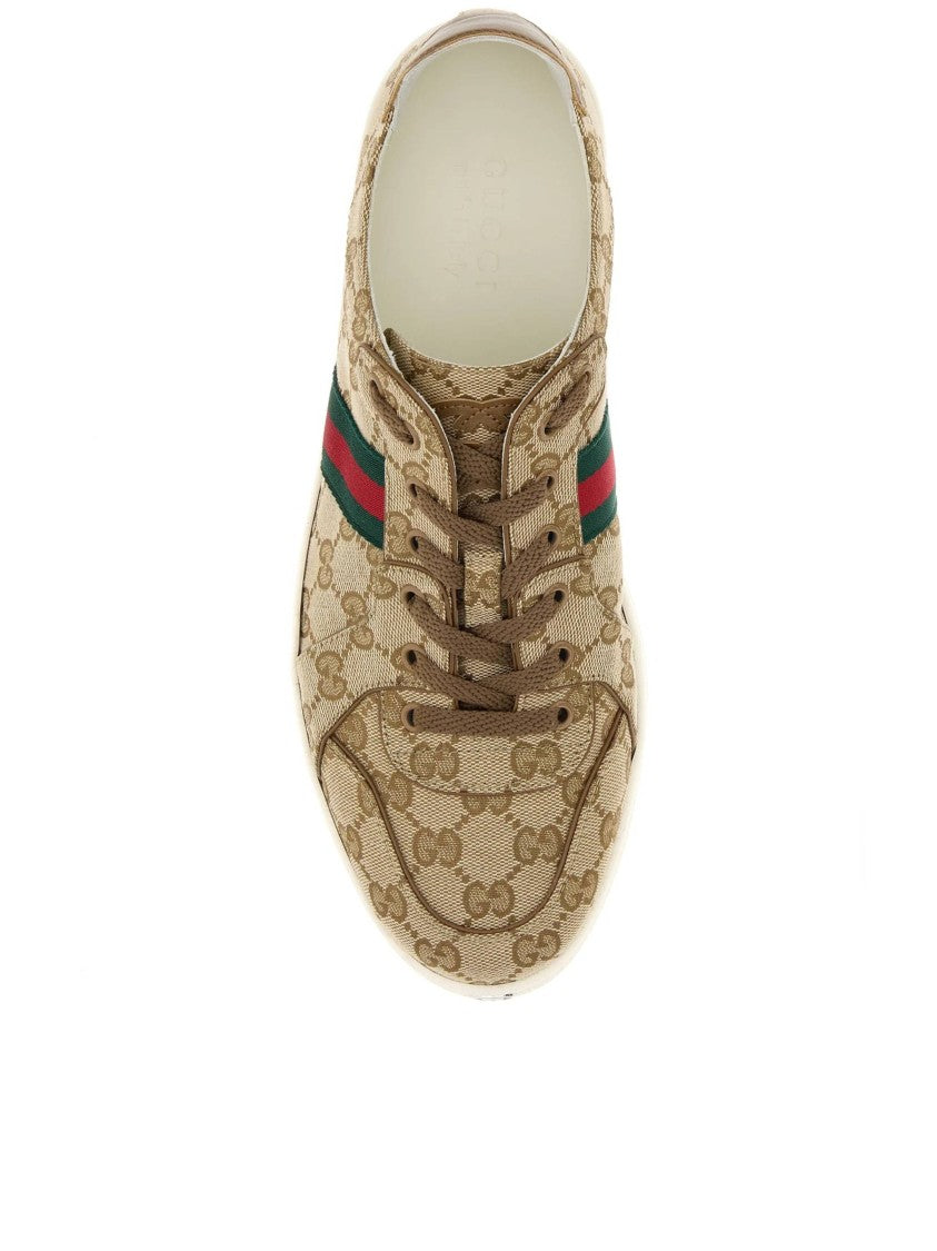 Gucci Beige Coda Low Low-Top Shoes