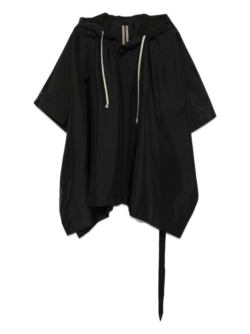Drkshdw By Rick Owens Waterproof Cape With Hood