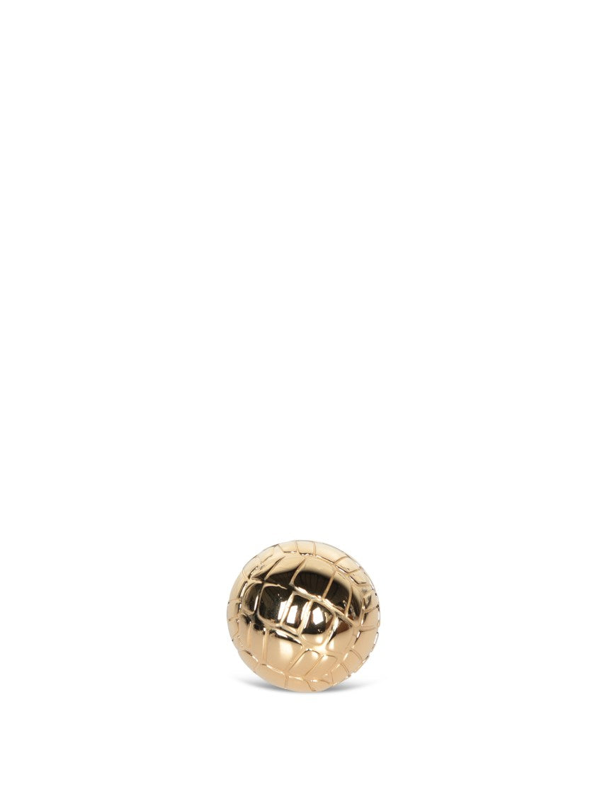 Jacquemus Geometric Design Gold-Tone Brass Ring