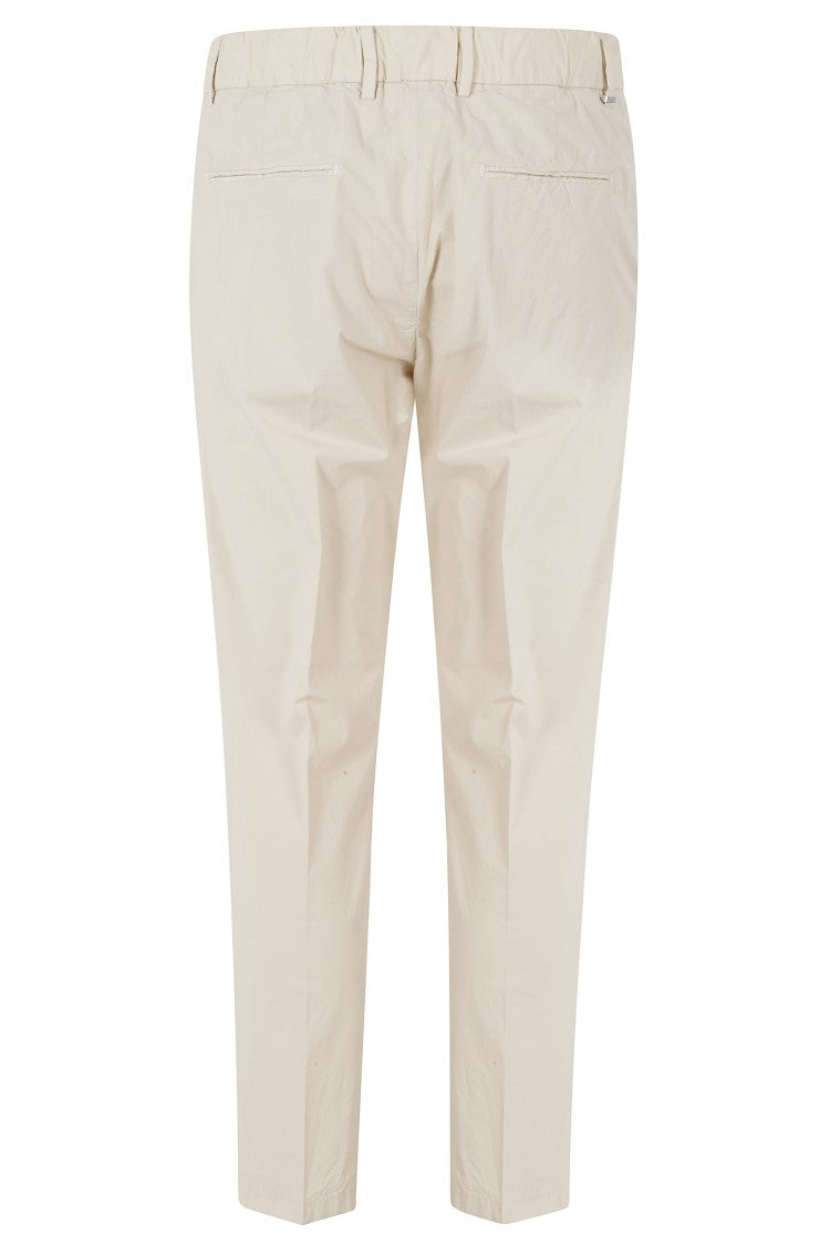 Be Able Sand Riccardo Stretch Internal-Drawstring Cotton-Blend Pants