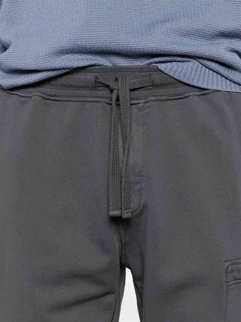 Stone Island Relaxed-Fit Grey Cotton Shorts