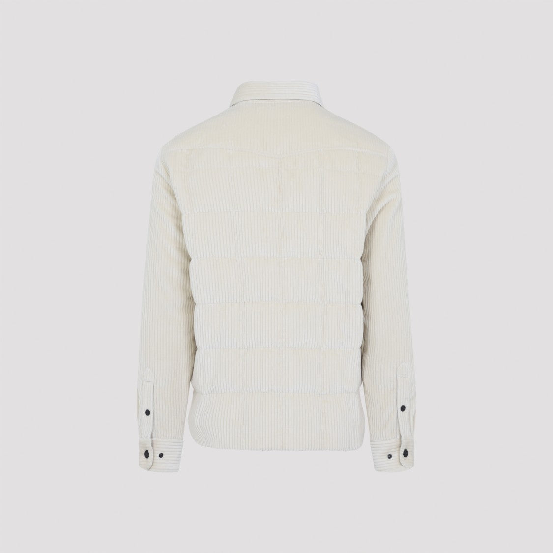 Moncler Grenoble Corduroy-Textured Padded Jacket With Quilted Insulation