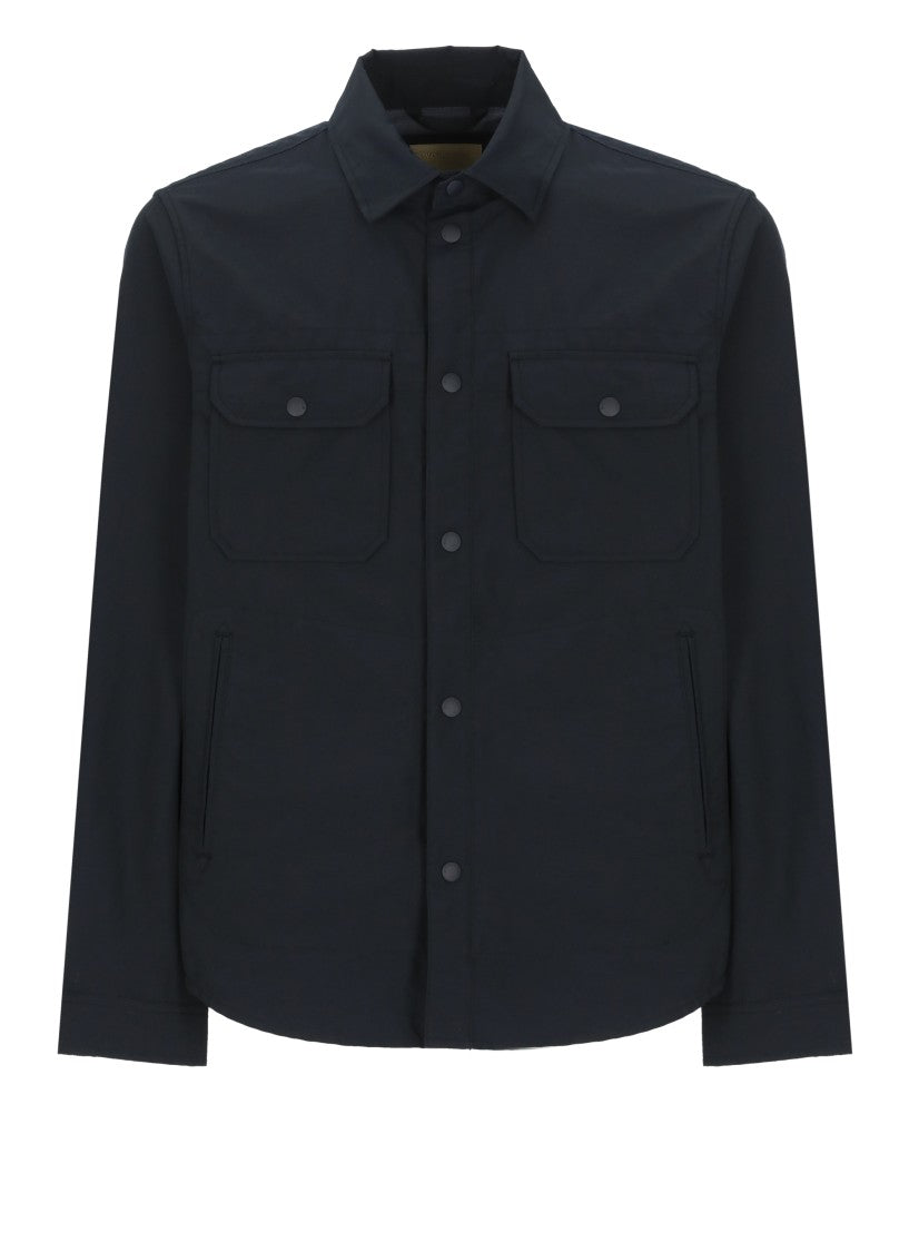 Woolrich Blue Light Ramar Cotton Casual Shirt
