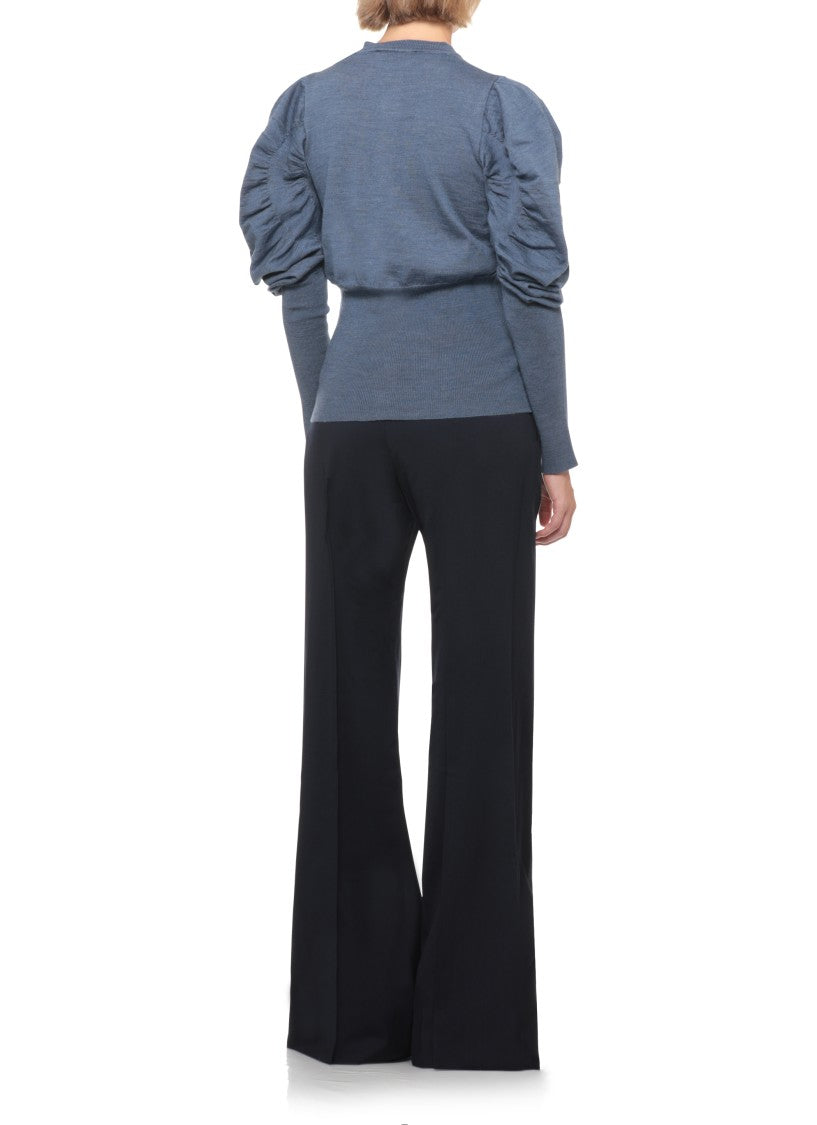 Vivienne Westwood Eli Cardigan With Dramatic Sleeves And Embroidered Logo