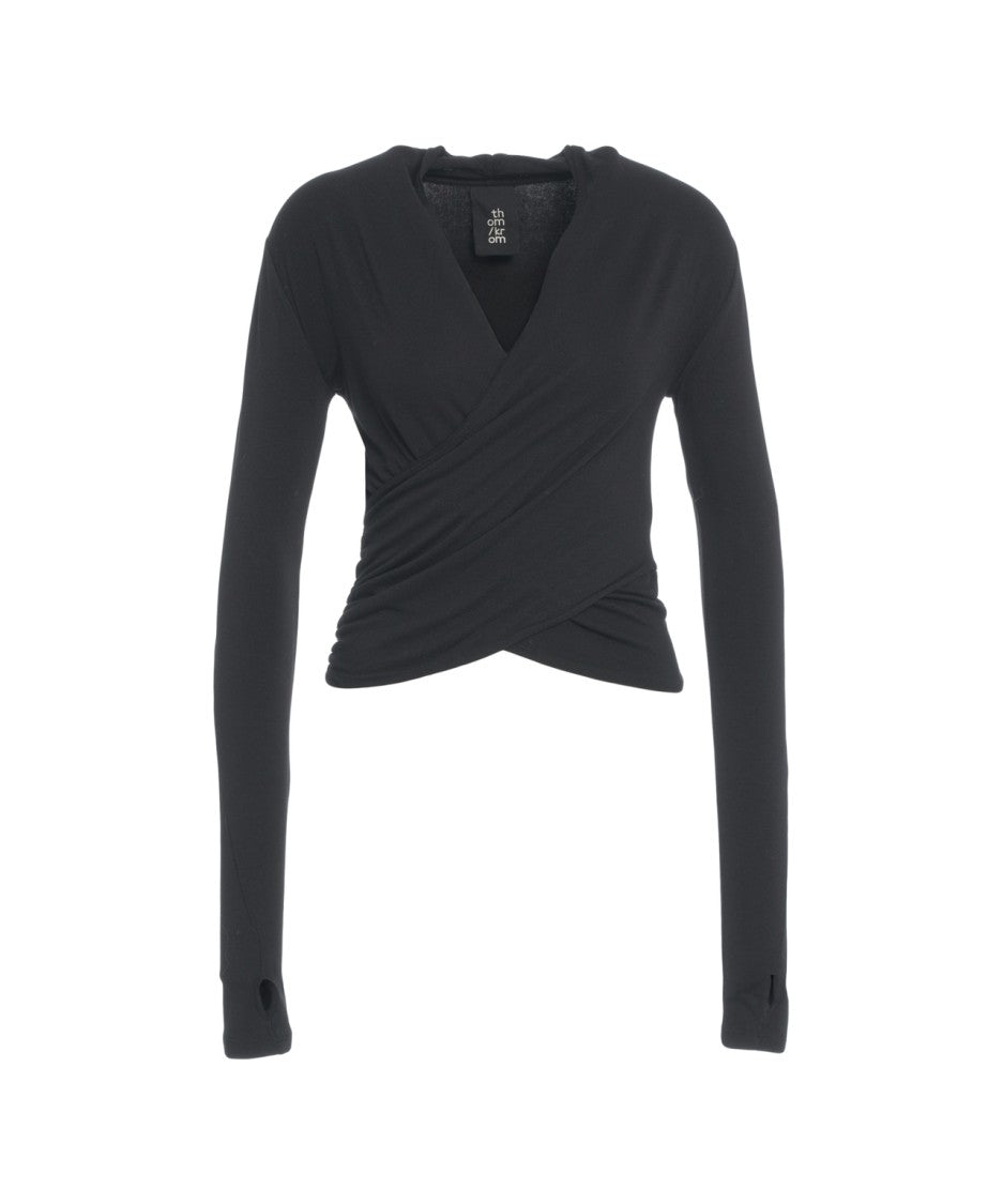 Thom Krom Draped Long-Sleeve Sweater