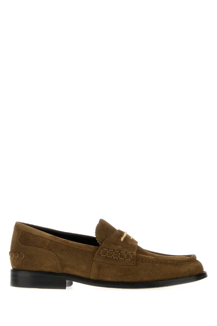 Alexander Wang Brown Suede Carter Loafers