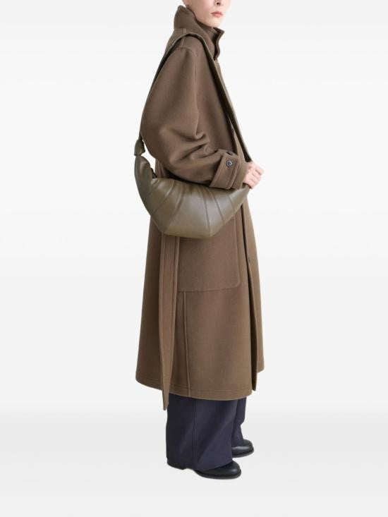 Lemaire Crescent Shape Lambskin Leather Crossbody Bag