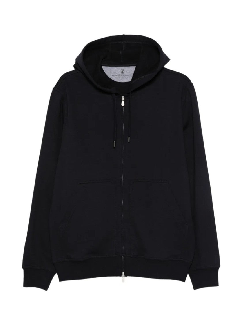 Brunello Cucinelli Hooded Sweatshirt With Full Zip